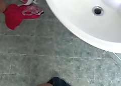 Girlfriends make out in public before hot steamy shower sex