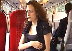 sexy wife exhib in train