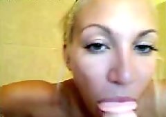 Teen Coed Blonde With Big Fakes Tits In Bath