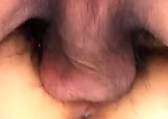 Skinny Asian slut gets her hairy pussy attacked in mish style