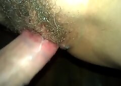 Stranger fucks my wife's hairy pussy very nice