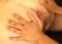 Lustful slim chick polishes anal hole of her boyfriend