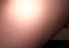 Amateur Molly grabs the lube for first time anal