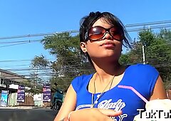 Tailandes muchacha atrapada preparada para el sexo